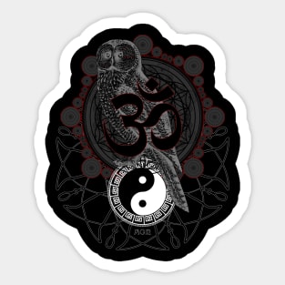 Mysteries and Mysticism - occult, esoteric, magick, alchemy, spiritual Sticker